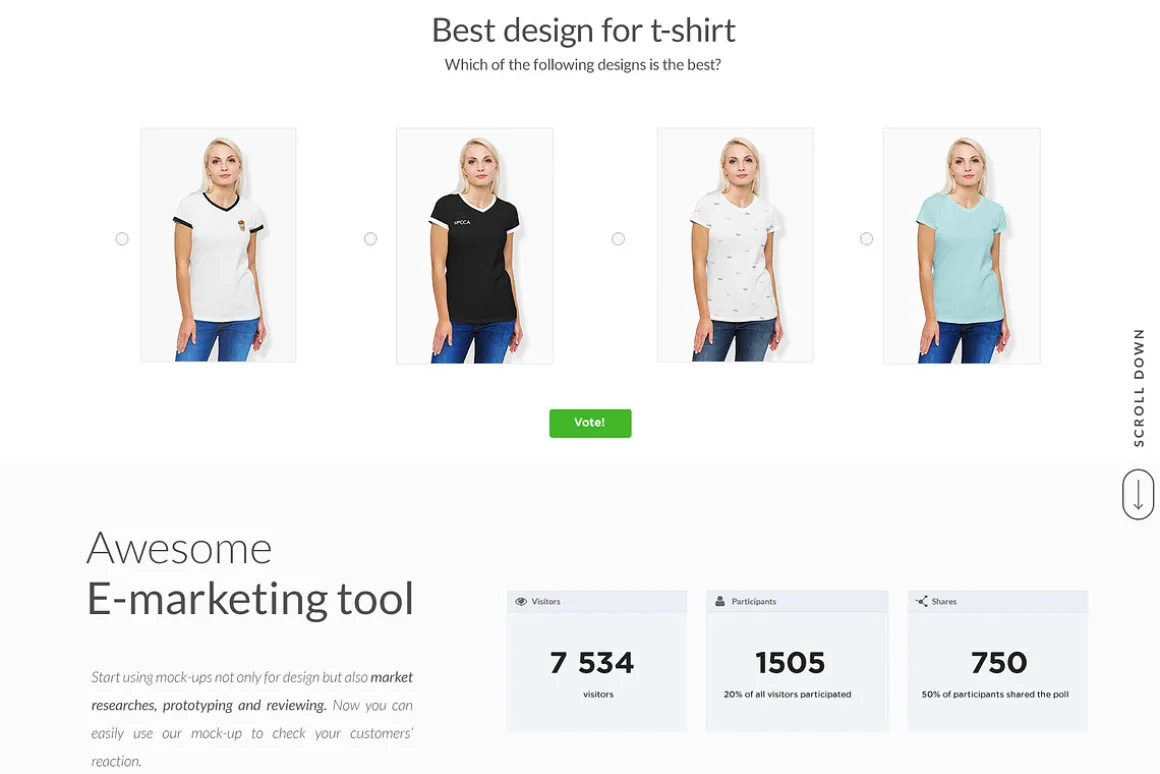Women T-Shirt Mock-ups Set FREE DEMO