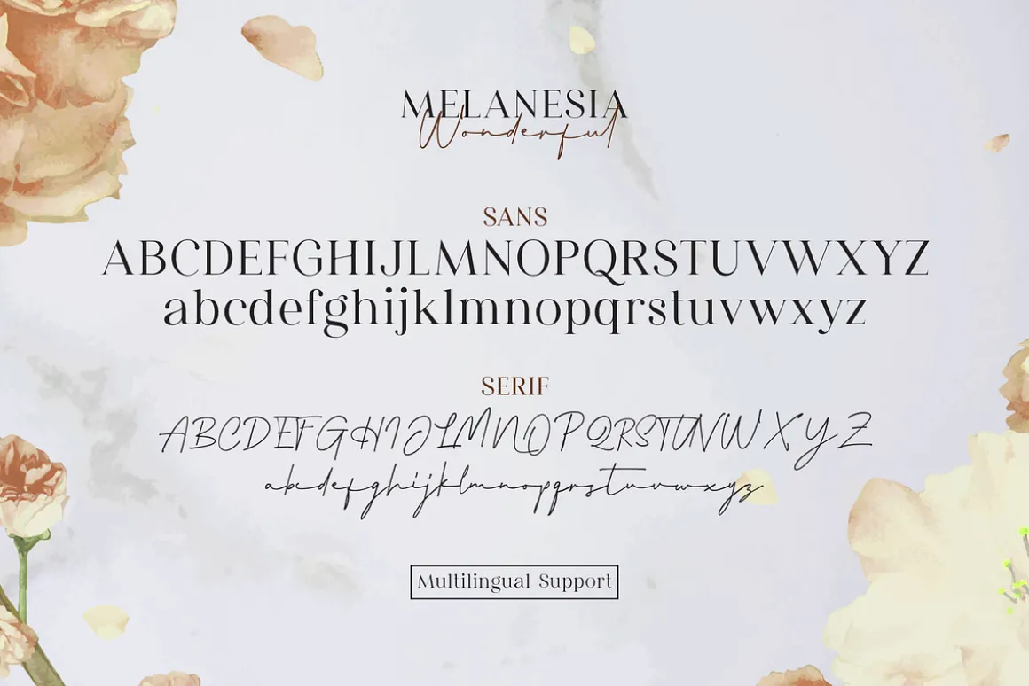 Wonderful Melanesia - Font Duo