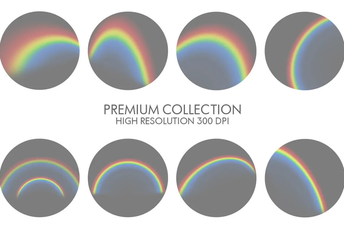 Wonderful Rainbow Overlays Photoshop
