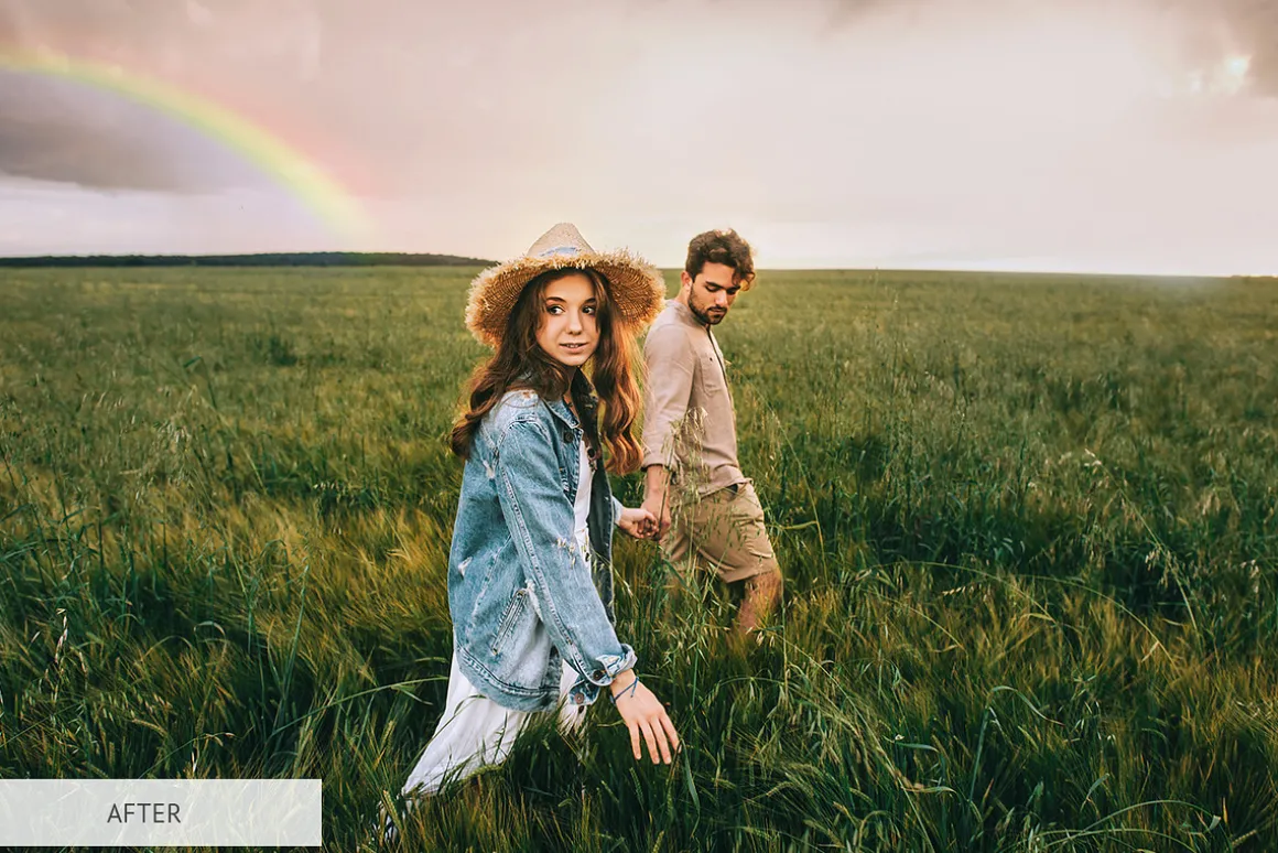 Wonderful Rainbow Overlays Photoshop