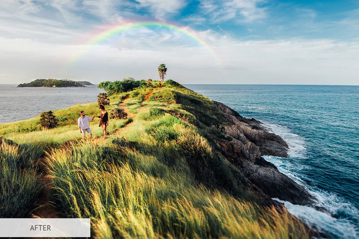 Wonderful Rainbow Overlays Photoshop
