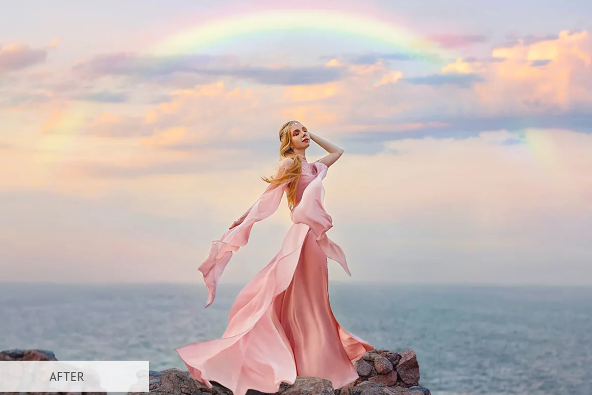 Wonderful Rainbow Overlays Photoshop