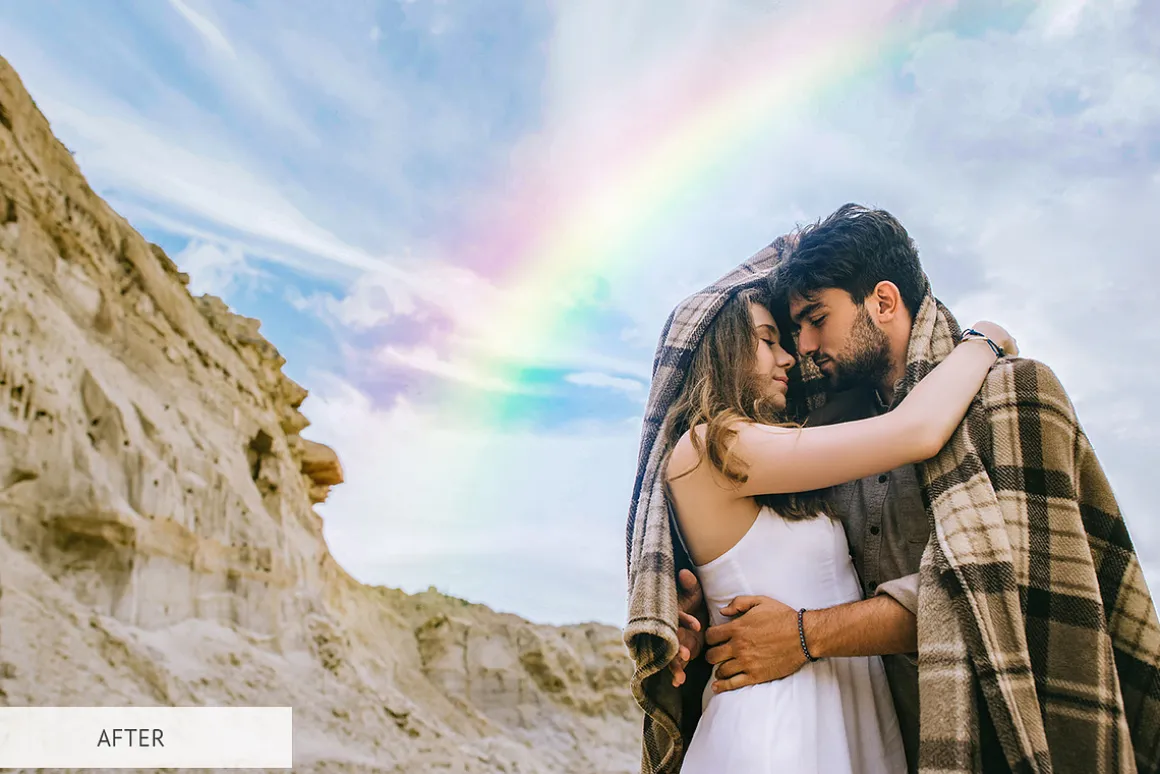 Wonderful Rainbow Overlays Photoshop