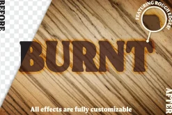 Wood Textures & Pyrography Effects