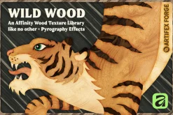 Wood Textures & Pyrography Effects