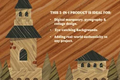 Wood Textures & Pyrography Effects