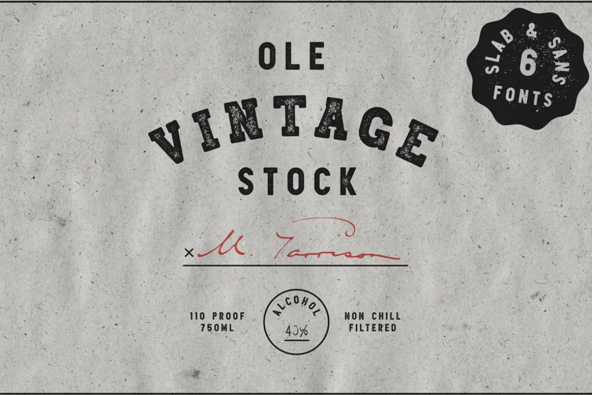 Woodblock Collection - Sans & Slab