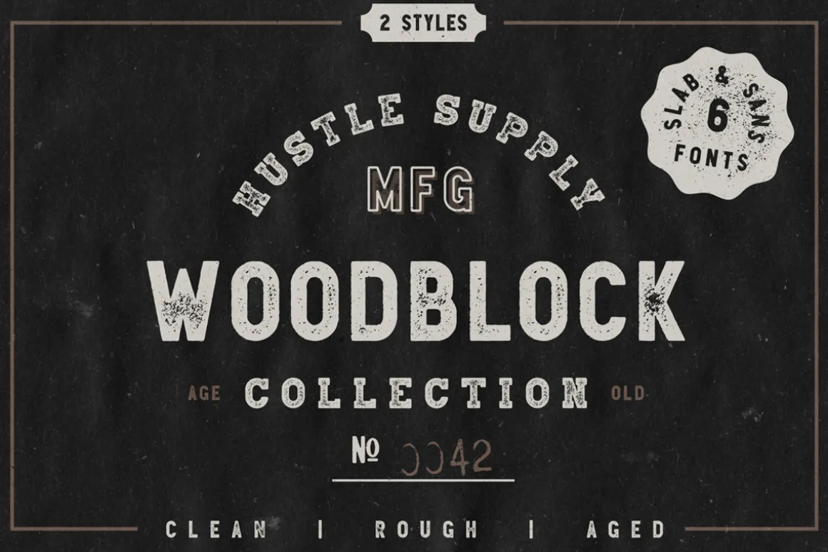 Woodblock Collection - Sans & Slab