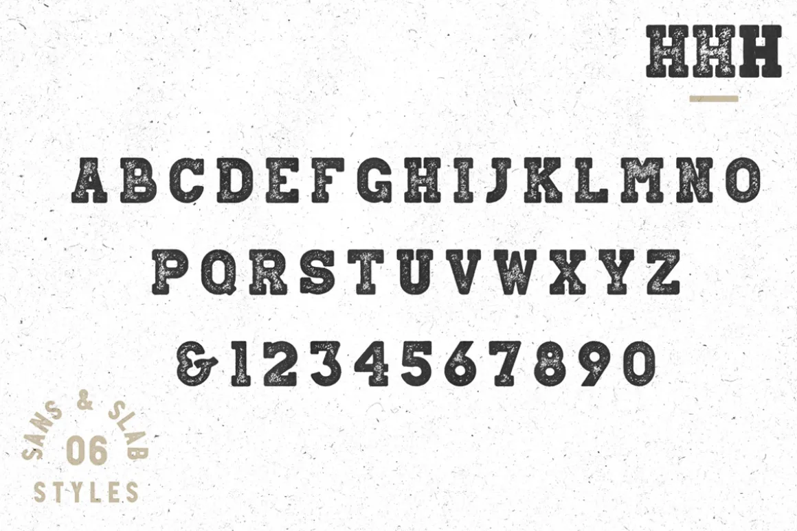 Woodblock Collection - Sans & Slab