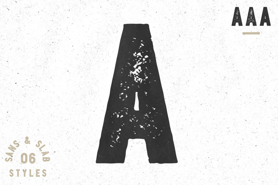 Woodblock Collection - Sans & Slab