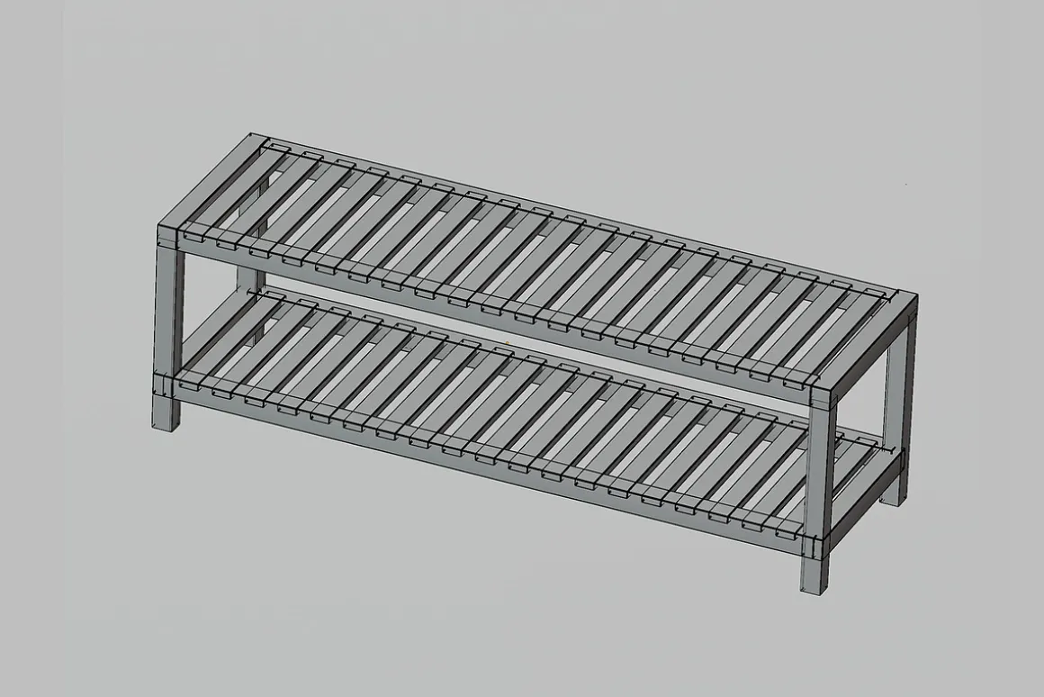 wooden shelf 01