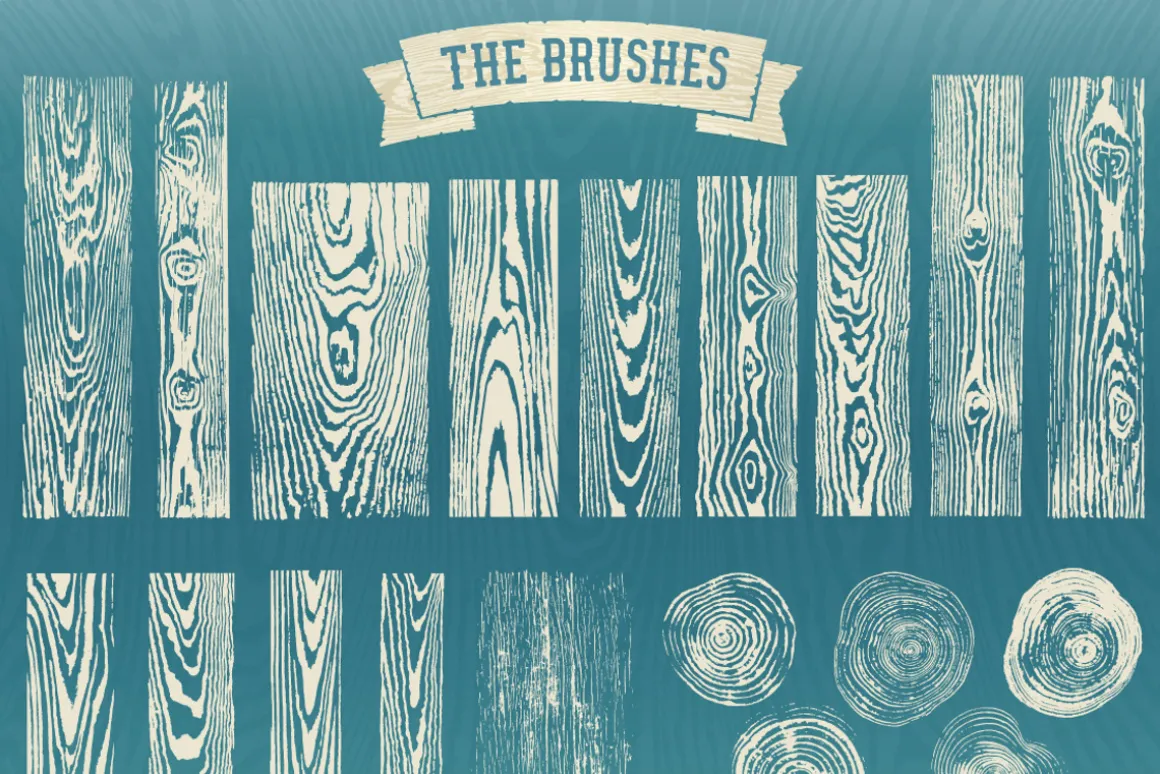 Wood Grain Brushes