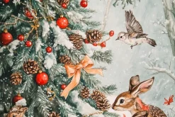 Woodland Creatures & Christmas Tree