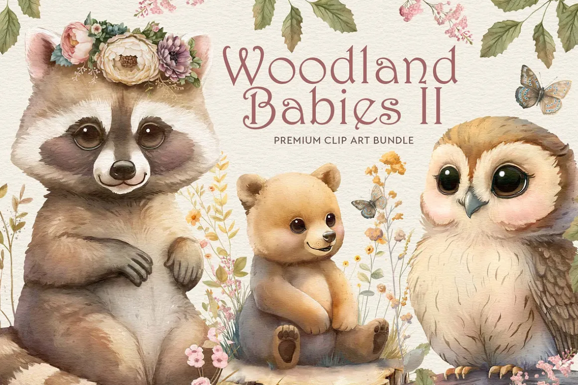 Woodland Animals Megabundle