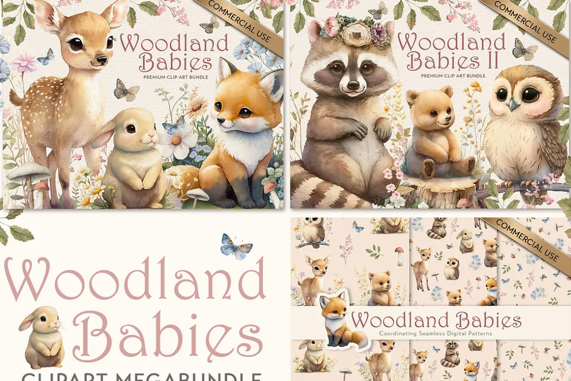 Woodland Animals Megabundle