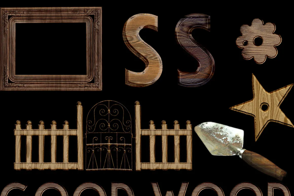 Wood Layer Styles For Photoshop