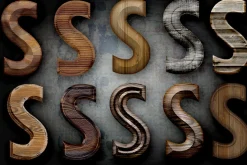 Wood Layer Styles For Photoshop