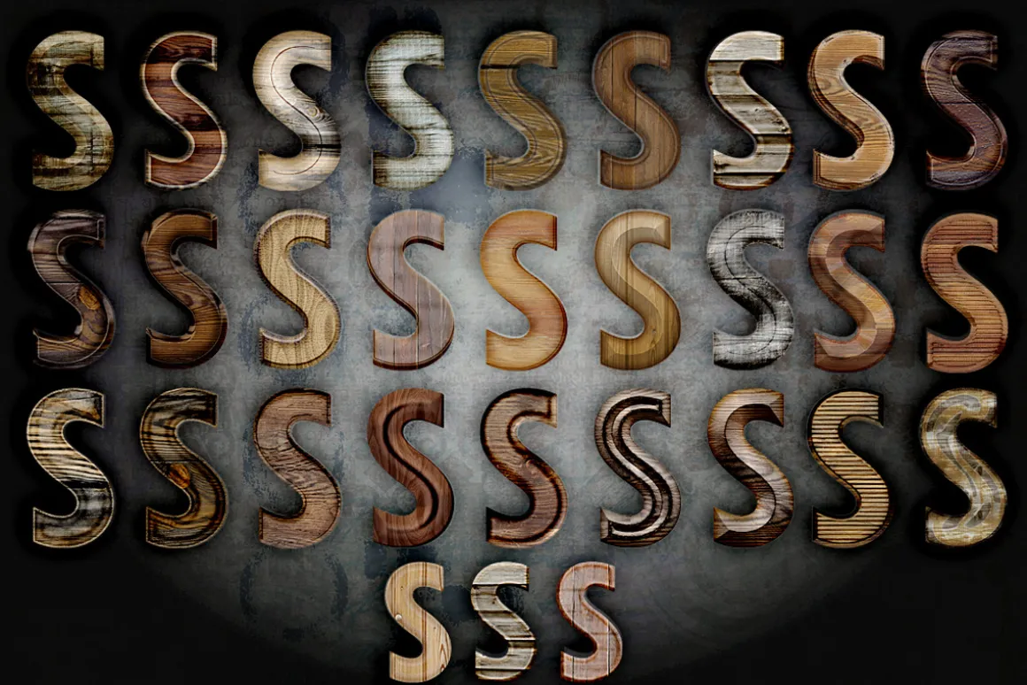 Wood Layer Styles For Photoshop