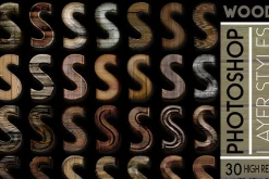 Wood Layer Styles For Photoshop