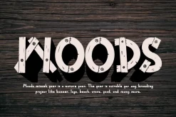 Woods Misoeh - Nature Font