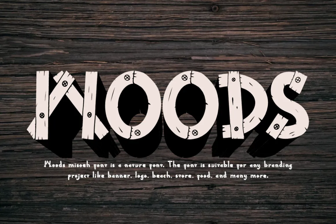 Woods Misoeh - Nature Font