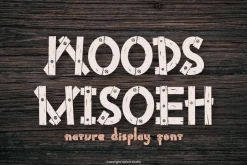 Woods Misoeh - Nature Font