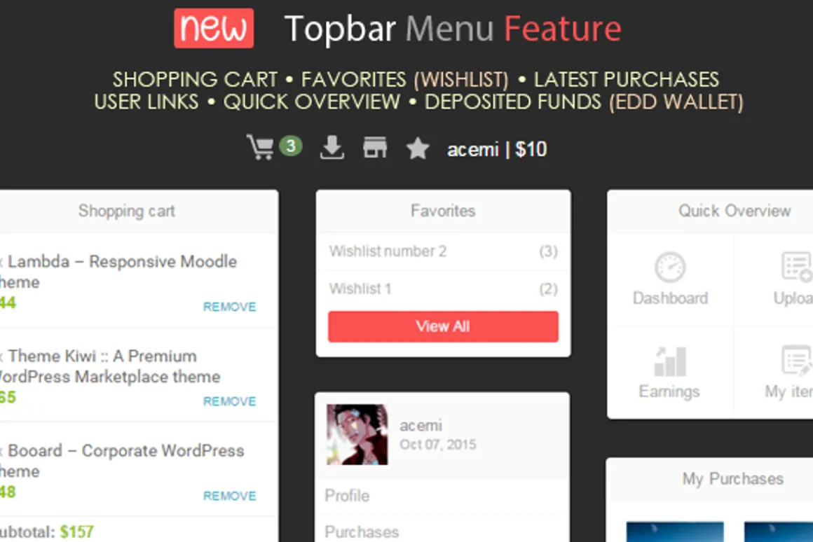 Wordpress Marketplace Theme