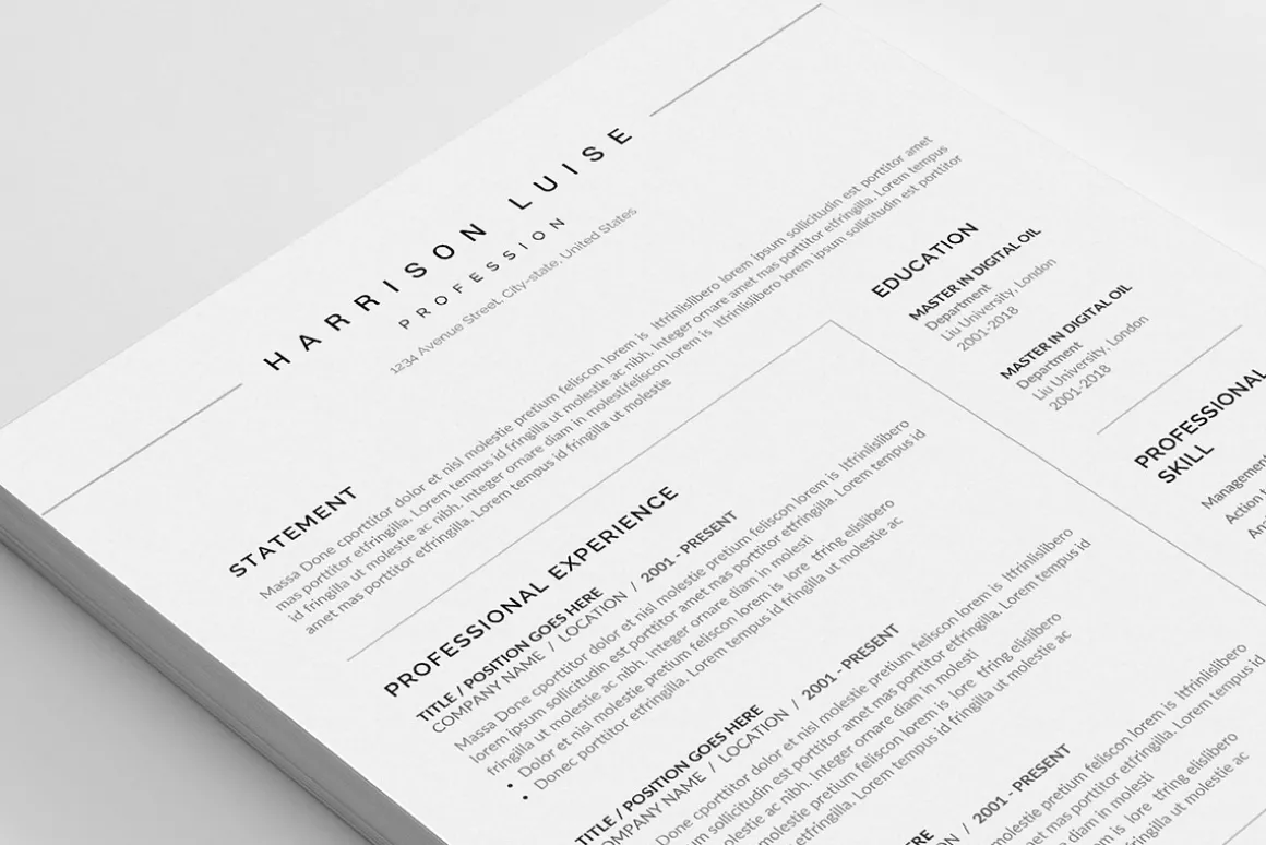 Word Resume