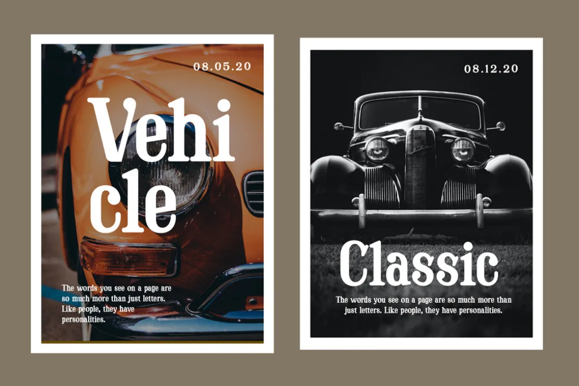 Workbar Serif Font