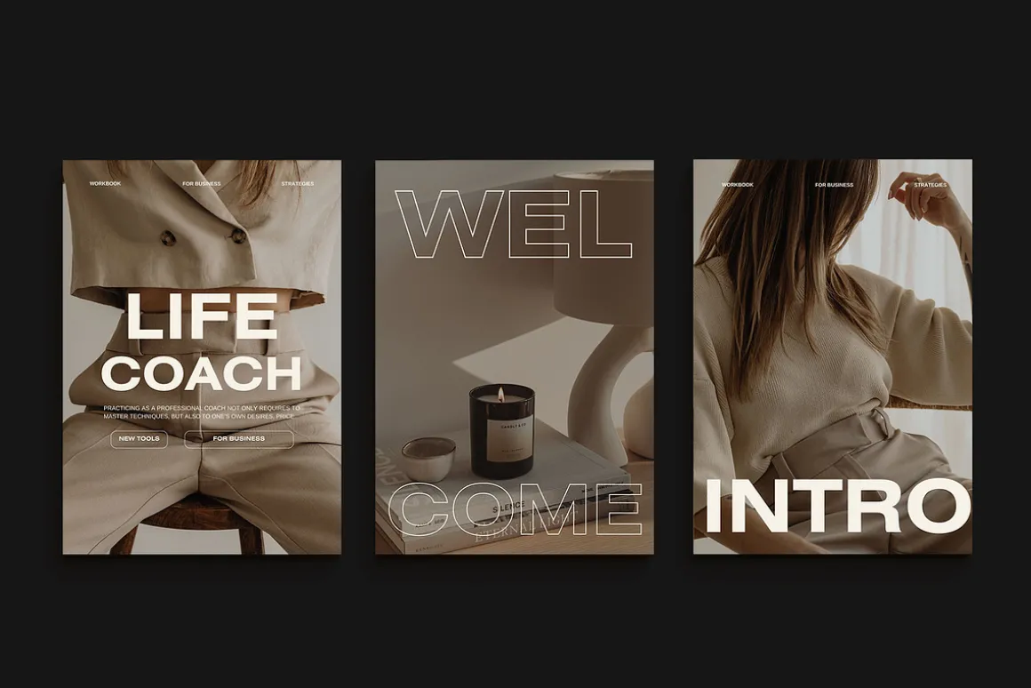 Workbook Template Canva V