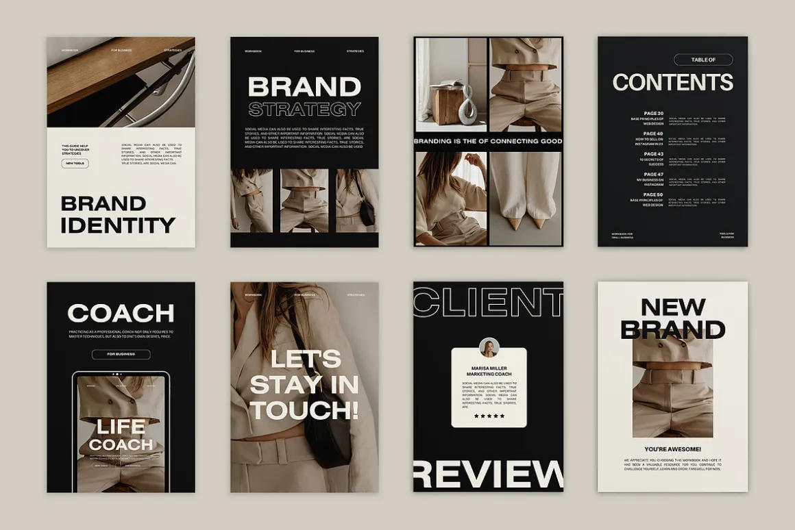 Workbook Template Canva V