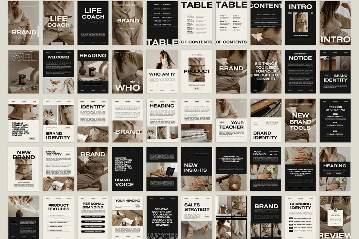 Workbook Template Canva V