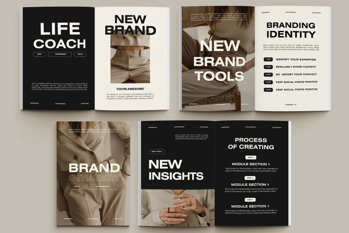 Workbook Template Canva V