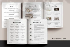 Workbook & Webinar Canva templates