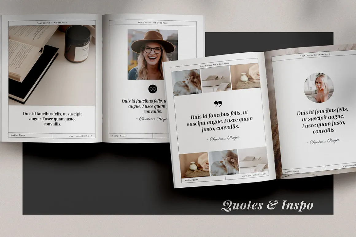 Workbook & Webinar Canva templates