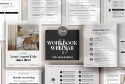 Workbook & Webinar Canva templates