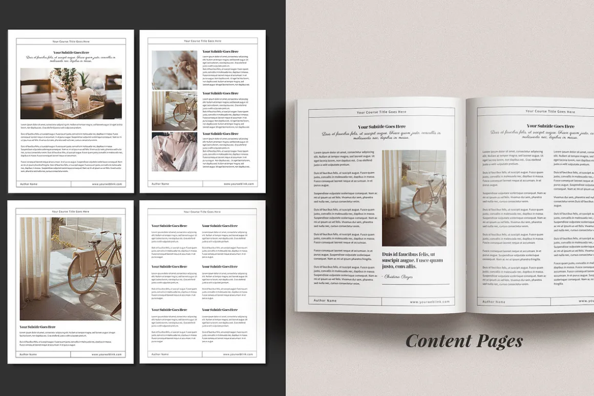Workbook & Webinar Canva templates