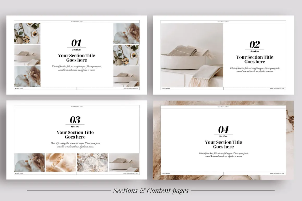 Workbook & Webinar Canva templates