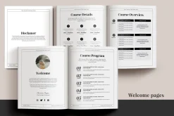 Workbook & Webinar Canva templates