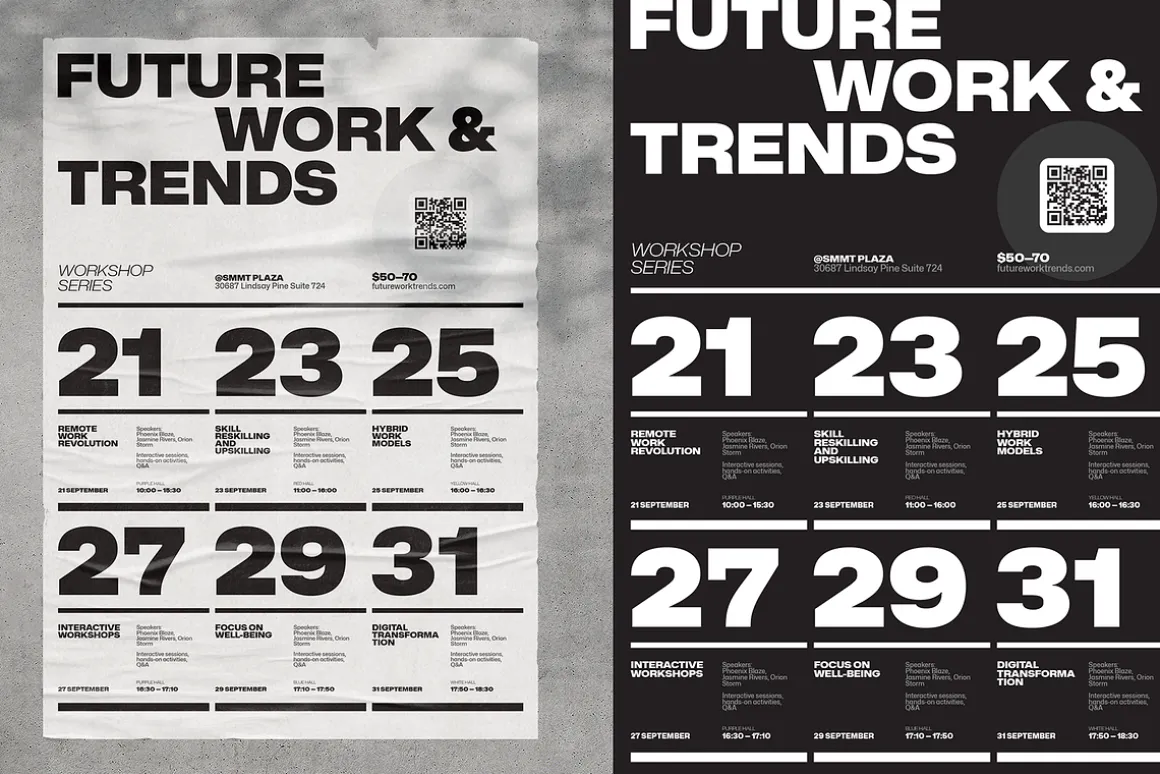 Workshop Event Program Poster