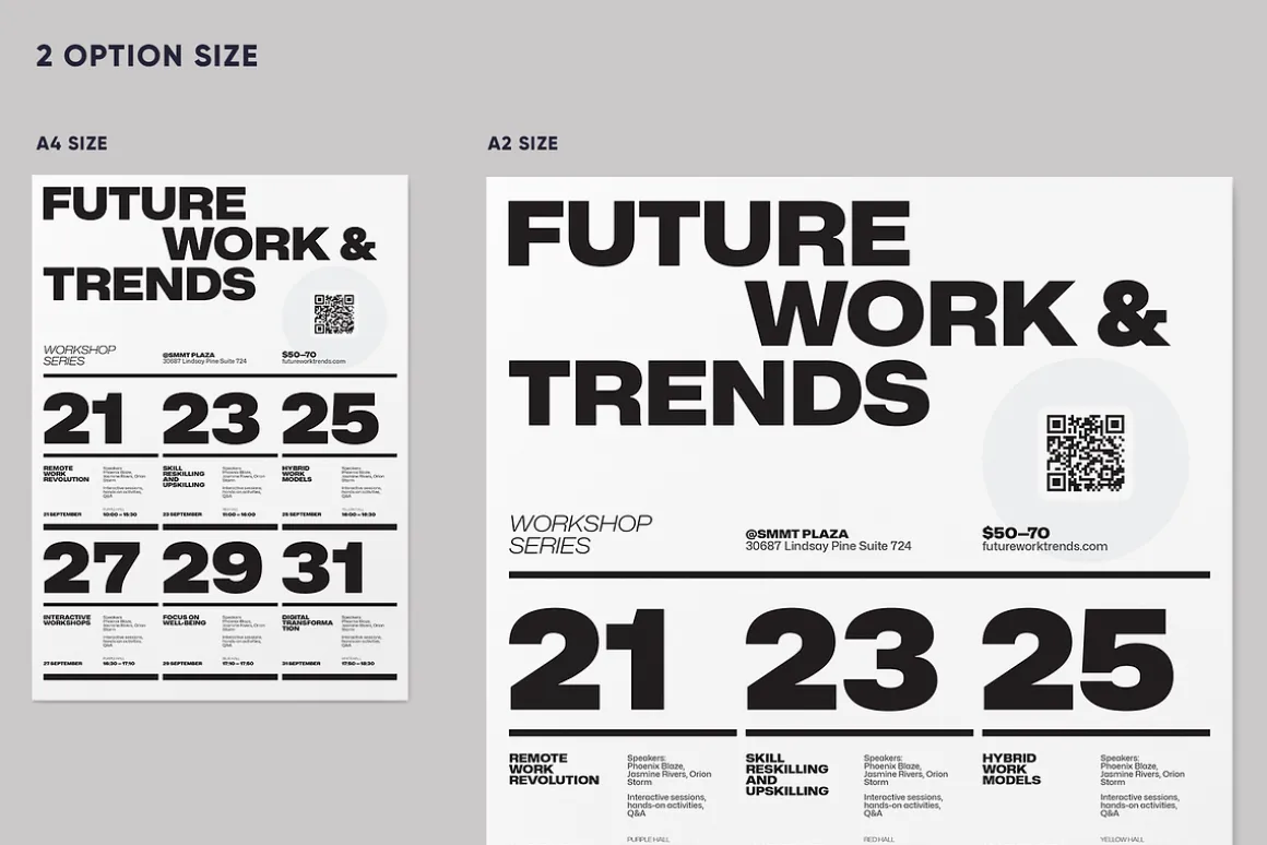 Workshop Event Program Poster