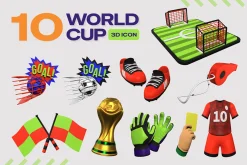 World Cup 3D Icon Pack
