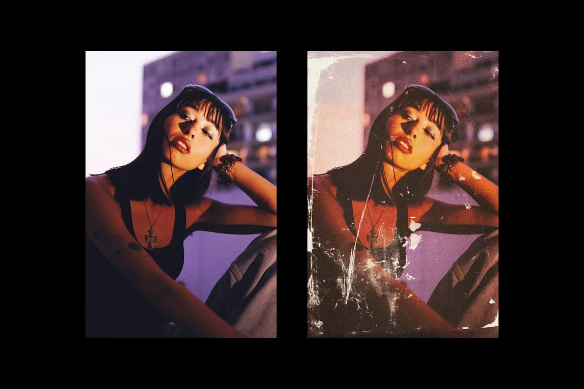 Worn Film Photo Effect