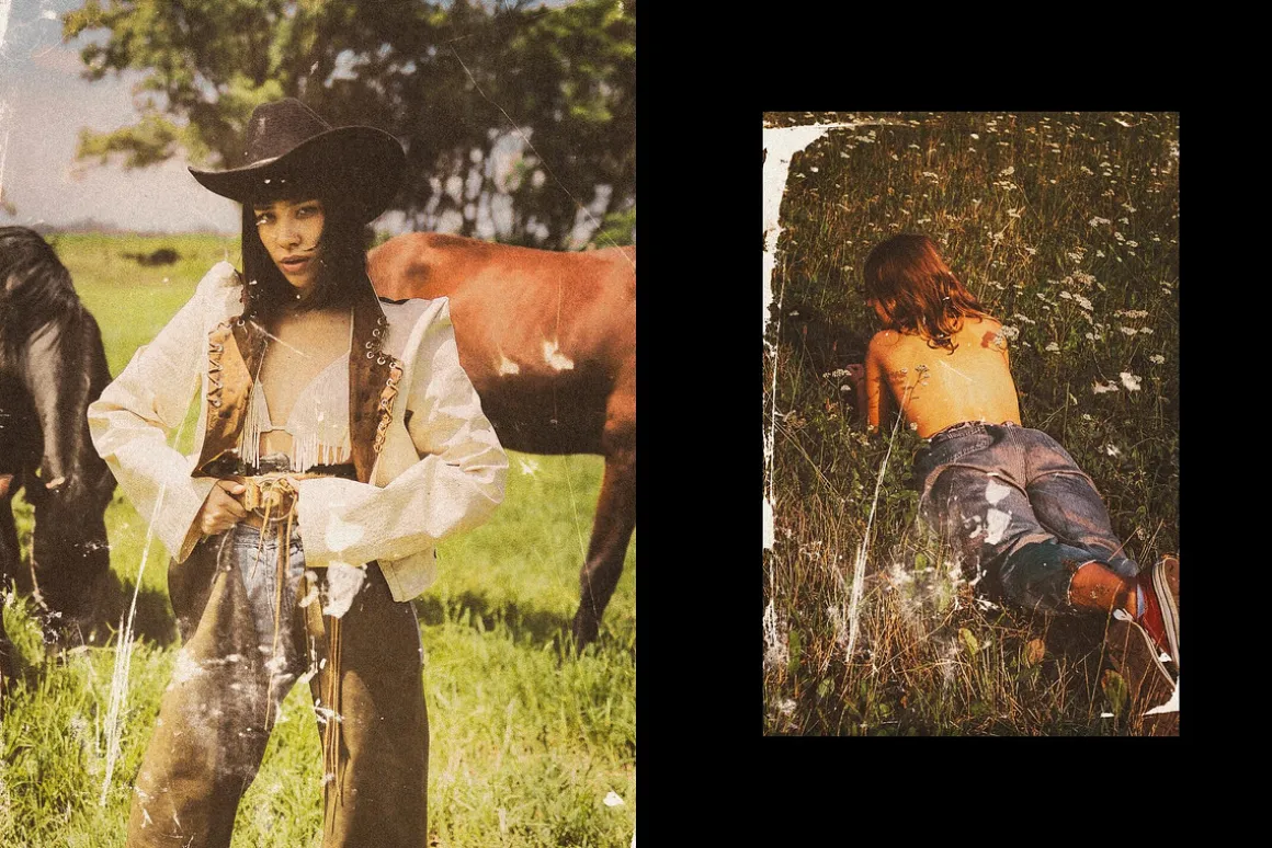 Worn Film Photo Effect