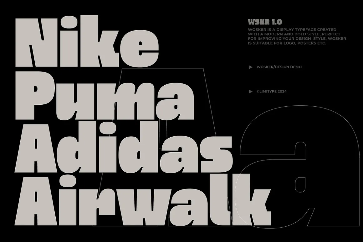 Wosker - Bold Font