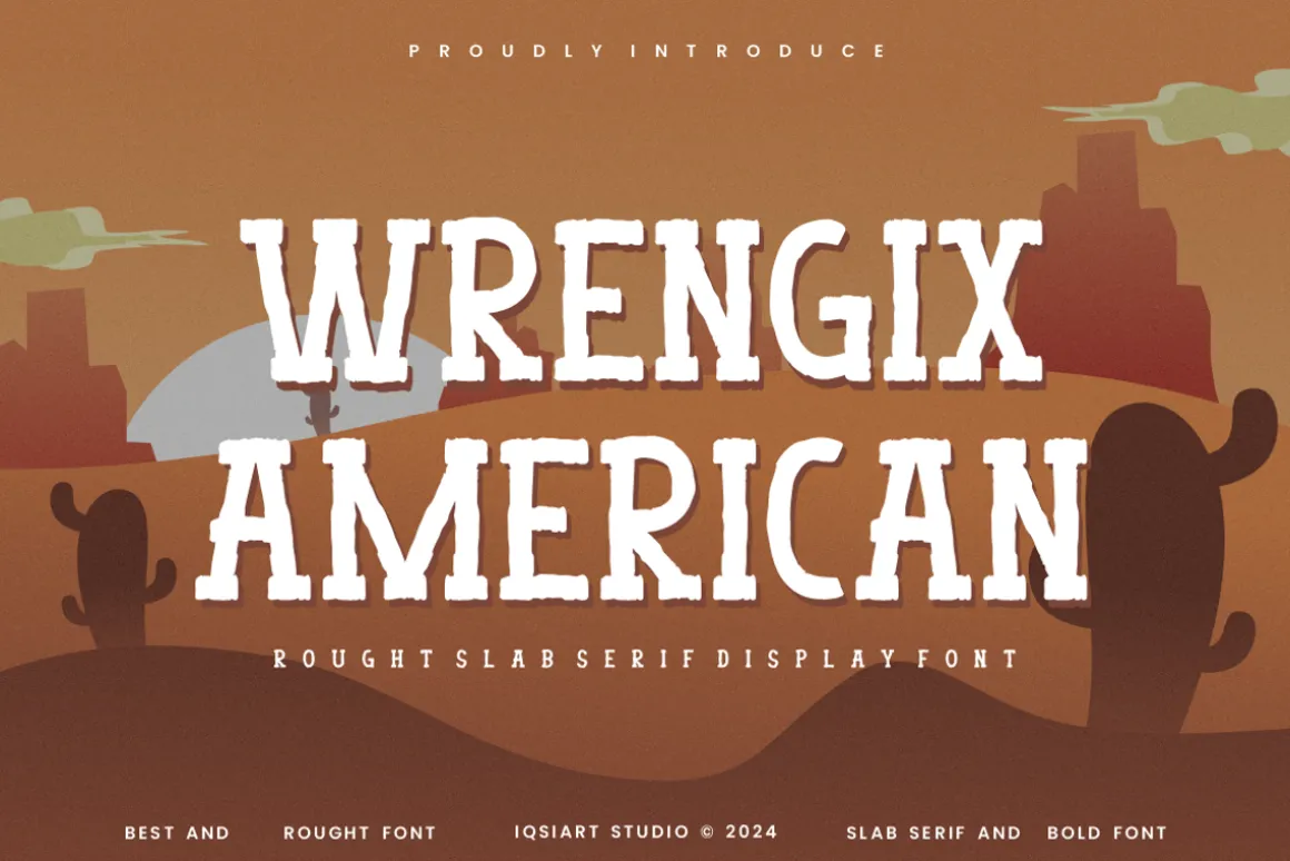 Wrengix American - Western Font