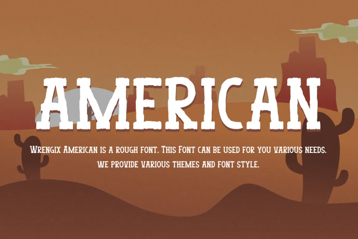 Wrengix American - Western Font