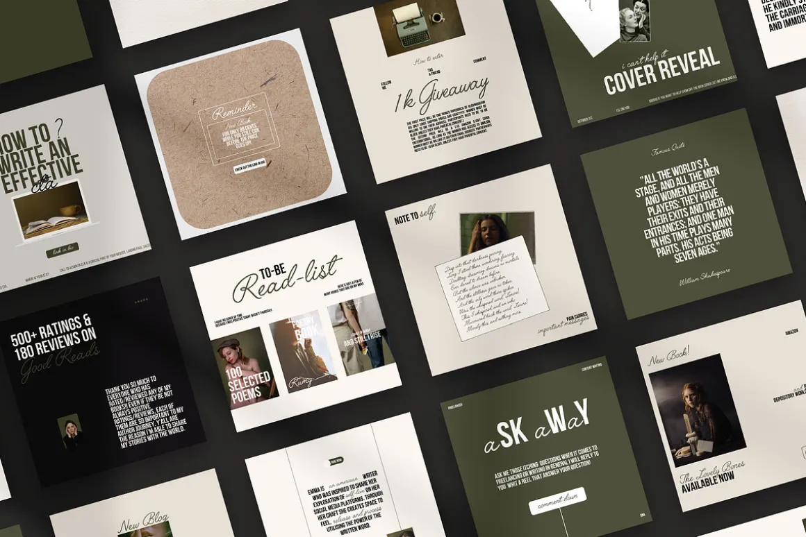 WRITERs | Social Media Pack