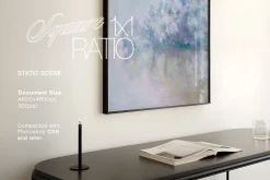 1x1 Frame Mockup for Photoshop