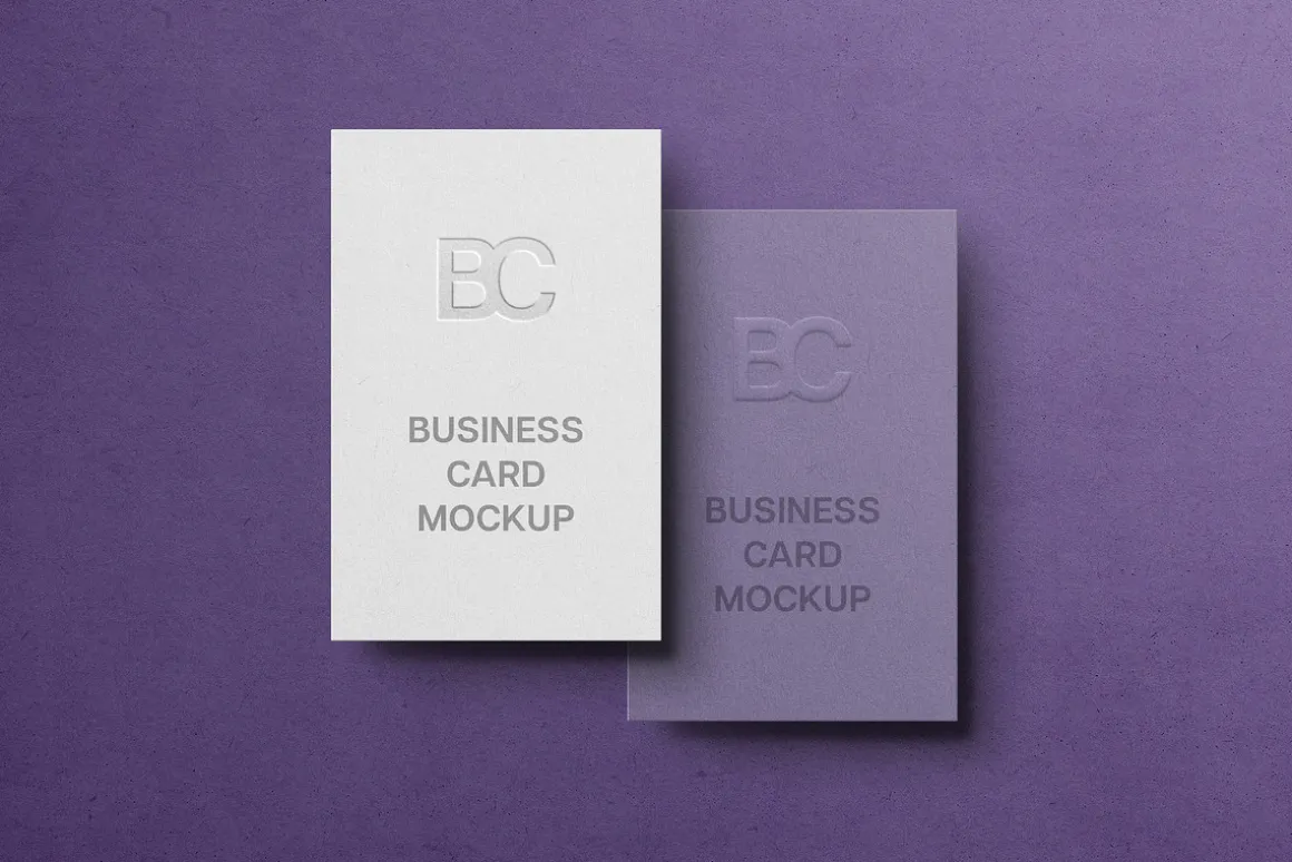 85x55 Business Card Mockup